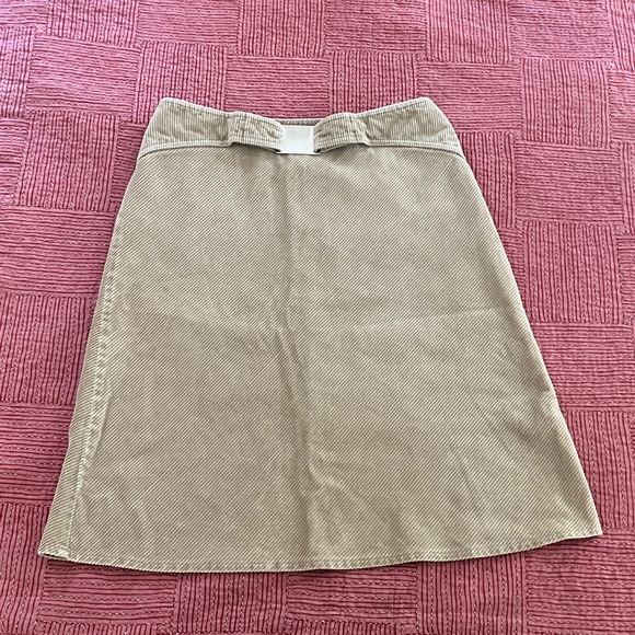 United Colors Of Benetton W31L25 Beige Midi Skirt women’s size 44 - Picture 3 of 13